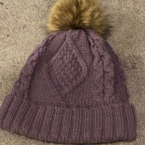 Angela and William Purple Beanie